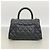 Coco Handle Borsa Chanel in vitello grana Nero - vista 10