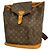 Borsa a tracolla Louis Vuitton Monogram Montsouris GM Marrone