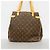 Borsa Tote Verticale Louis Vuitton Monogram Batignolles Marrone - vista 10