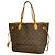 Louis Vuitton Monogram Neverfull MM Tote Bag Braun