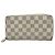 Portafoglio Zippy Louis Vuitton Damier Azur Bianco