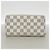 Portafoglio Zippy Louis Vuitton Damier Azur Bianco - vista 9