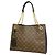 Louis Vuitton Monogram Surenne MM Schultertasche Braun Schwarz