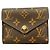 Portafoglio Louis Vuitton Tri-fold Marrone