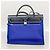 Hermès Borsa Hermes Herbag Zip PM Nero Blu - vista 9
