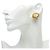 Orecchini rotondi vintage Chanel Coco Mark D'oro - vista 6