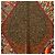 Hermès Foulard Hermes Carre 90 Axis Mundi Marrone Multicolore - vista 3