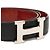 Hermès Hermes Constance Wendelgürtel mit Logo-Schnalle Braun Schwarz Silber - Ansicht 4