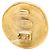 Boucles d'oreilles clips Chanel Vintage Gold Doré - vue 3