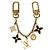 Portachiavi a catena Louis Vuitton Spring Street D'oro - vista 3