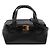 Salvatore Ferragamo Borsa Bowling Convertibile Vara Plate in Pelle Nera Ferragamo