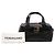 Salvatore Ferragamo Borsa Bowling Convertibile Vara Plate in Pelle Nera Ferragamo - vista 7