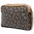 Autre Marque Clutch Saint Laurent de lona revestida estampada gris - vista 2