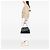 Borsa Bowling Just Mademoiselle Chanel in vernice matelassé nera Large - vista 5