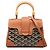 Goyard Brown Mini Goyardine Saigon Souple Marrone