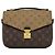 Louis Vuitton Brown Monogram Reverse Pochette Metis Castaño