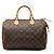 Louis Vuitton Brown Monogram Speedy 30 Castaño