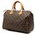 Louis Vuitton Brown Monogram Speedy 30 Castaño - vista 2