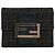 Fendi Brown Zucchino Canvas Trifold Geldbörse Braun