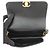 Chanel Black Mini CC Quilted Lambskin Logo Chain Flap Nero - vista 4