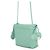 Clutch Chanel Green CC Quilted Lambskin con coulisse e tracolla - vista 2