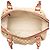 Borsa Satchel Gucci Beige Diamante Canvas Sukey - vista 4