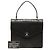 Chanel Black CC Quilted Caviar Top Handle Flap Preto - vista 7