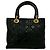 Dior Black Medium Lambskin Cannage Lady Dior Nero - vista 2