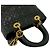 Dior Black Medium Lambskin Cannage Lady Dior Nero - vista 7