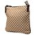 Borsa a tracolla Gucci in tela GG beige - vista 2