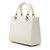 Dior White Medium Patent Microcannage Lady Dior Weiß Roh - Ansicht 2