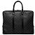 Louis Vuitton Black Damier Graphite Porte Documents Voyage PM Preto