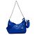 Borsa Satchel Prada Re Edition 2005 in Tessuto con Rifiniture in Saffiano Blu