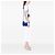 Borsa Satchel Prada Re Edition 2005 in Tessuto con Rifiniture in Saffiano Blu - vista 6