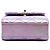 Portacellulare Chanel Purple CC Quilted Iridescent Lambskin con catena - vista 3