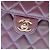 Portacellulare Chanel Purple CC Quilted Iridescent Lambskin con catena - vista 5