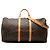 Louis Vuitton Brown Monogram Keepall Bandouliere 55 Marron