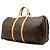 Louis Vuitton Brown Monogram Keepall Bandouliere 55 Marron - vue 2