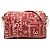 Borsa a tracolla Chanel 31 Rue Cambon in tela stampata rossa