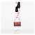 Borsa a tracolla Chanel 31 Rue Cambon in tela stampata rossa - vista 6