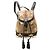 Mochila Burberry Brown Mega Check Canvas Star Sequin Castaño