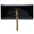 Autre Marque Clutch Saint Laurent Black Patent Cassandre Tassel Nero