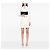 Autre Marque Clutch Saint Laurent Black Patent Cassandre Tassel Nero - vista 6
