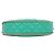 Borsa Hobo Chanel Small in pelle d'agnello matelassé verde con catena e gancio - vista 3