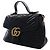 Borsa a mano Gucci Small GG Marmont in pelle di vitello matelassé nera - vista 10