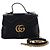Borsa a mano Gucci Small GG Marmont in pelle di vitello matelassé nera - vista 6