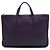 Mallette LOEWE Anagram Toledo en cuir violet
