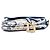 Borsa Saddle Dior in tela blu ricamata Around the World - vista 3