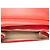 Chloé Mini Bolsa Tiracolo C Chain em Pelica e Camurça Vermelha Vermelho - vista 4