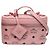 MCM Pink Mini Visetos Coated Canvas Aren Vanity Case Rosa